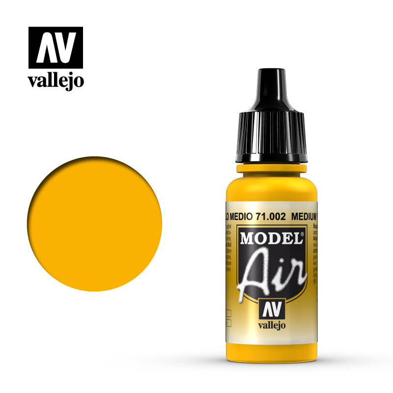 Vallejo Model Air Medium Yellow 71002
