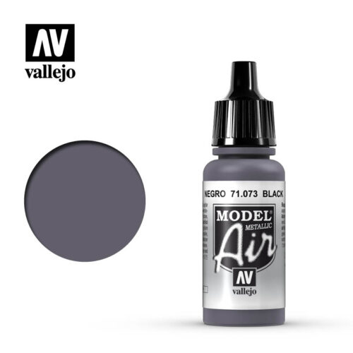 Vallejo Model Air Black (Metallic) 71073