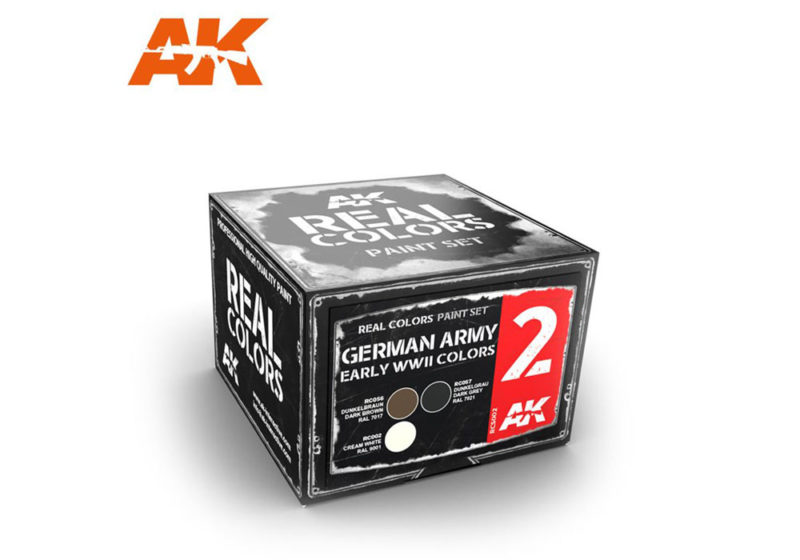 German Army Early WWII Colors Set - Real Colors (3 x 10ml) - Acrylic Lacquer Paints Set