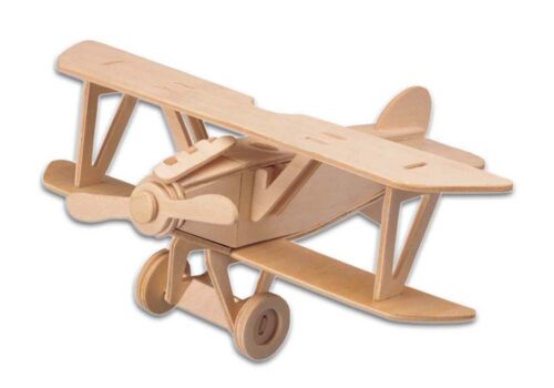 Ξύλινη Κατασκευή Αεροπλάνο 3D Puzzle P059
