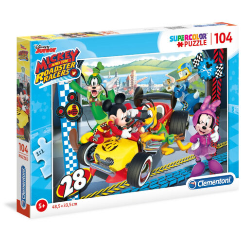 Disney Mickey and The Roadster Racers Clementoni Supercolor Puzzle