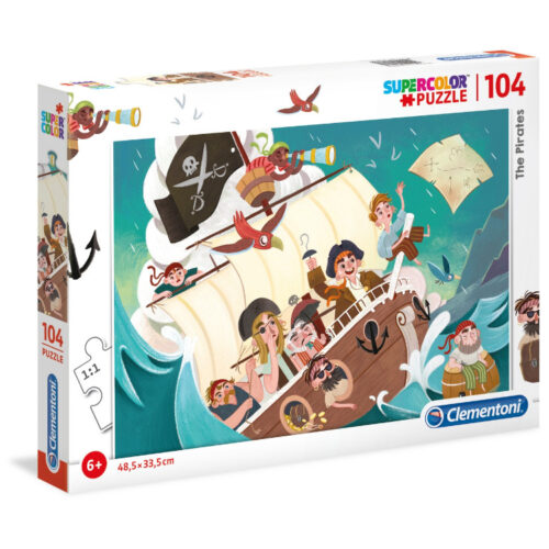 Οι Πειρατές - 104 pcs - Supercolor Puzzle