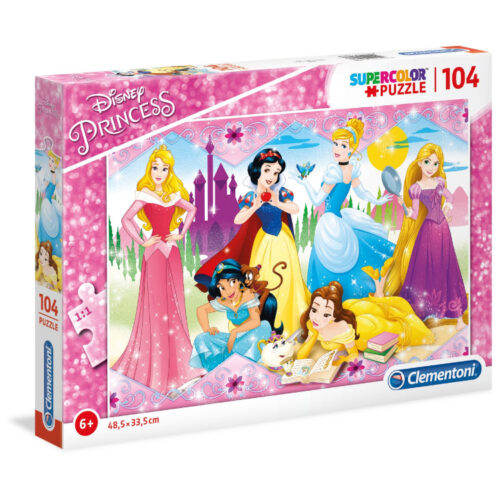 Πριγκίπισσες της Disney - 104 pcs - Clementoni Supercolor Puzzle