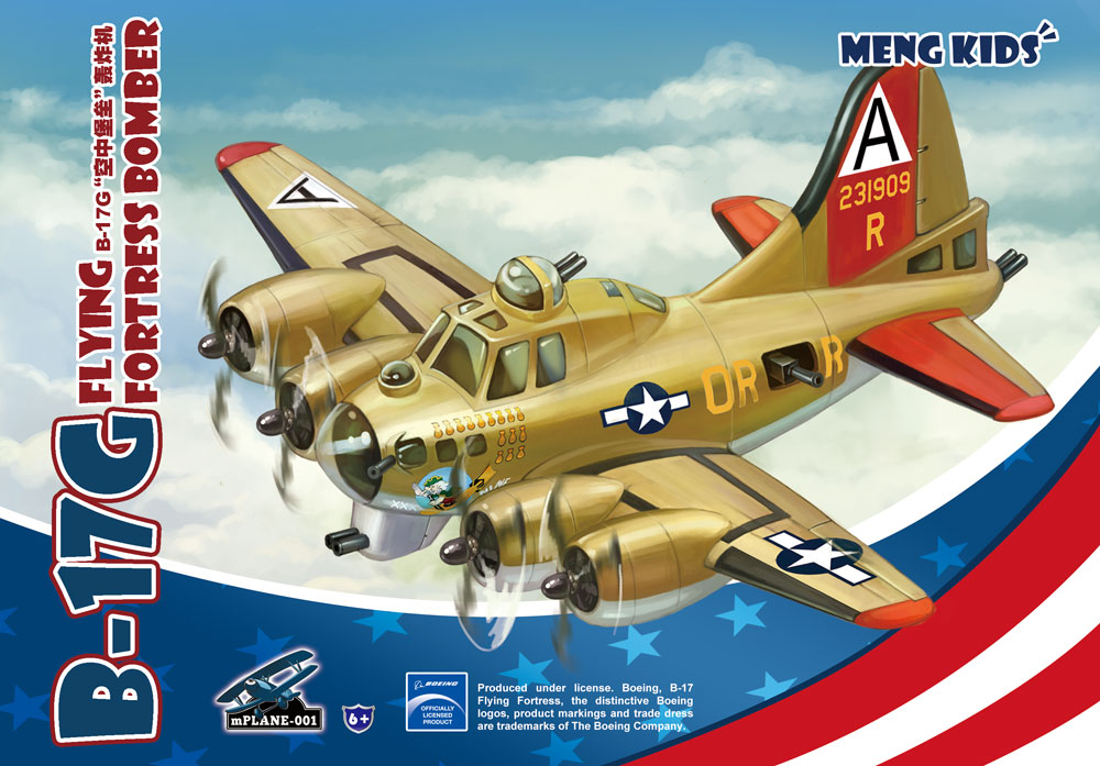 B-17G Flying Fortress Bomber Snap-Fit