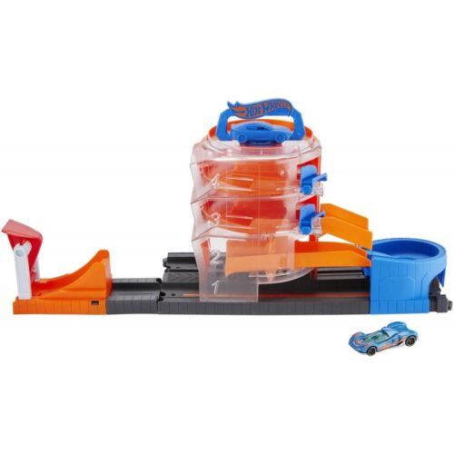Hot Wheels City Περιστρεφόμενο Γκαράζ Σετ Παιχνιδιού