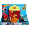 Hot Wheels Σούπερ Πίστες Πυροσβεστική Super Fire House Resque