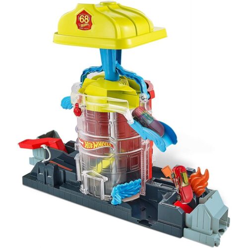 Hot Wheels Σούπερ Πίστες Πυροσβεστική Super Fire House Resque FNB15