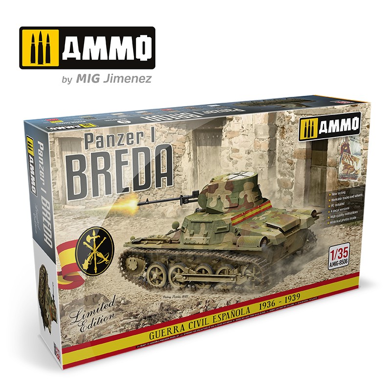 Panzer I Breda Spanish Civil War 1936 - 1939 1:35