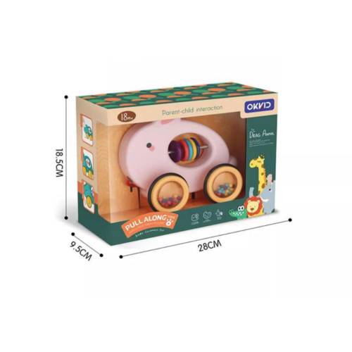 Kider Toys - Κουνελάκι Bebe Συρόμενο - Image 3