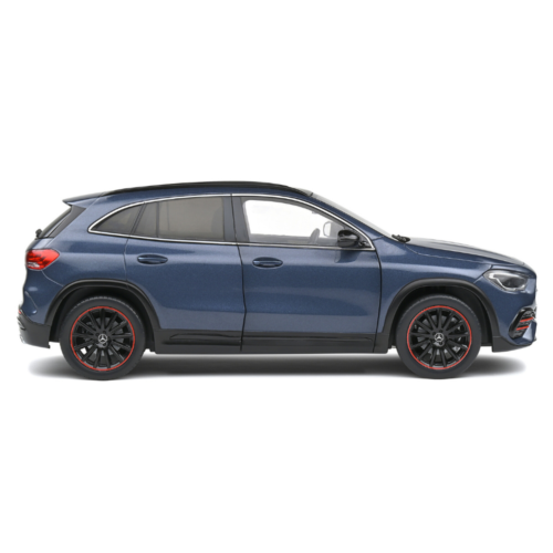 Solido - Mercedes Benz GLA (H247) AMG Line - Denim Blue Metallic 2019 1:18 - Image 6