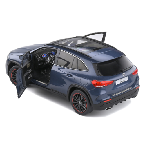 Solido - Mercedes Benz GLA (H247) AMG Line - Denim Blue Metallic 2019 1:18 - Image 7