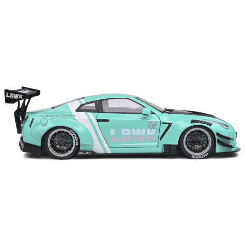 Solido - Nissan GTR35 LB Works Type 2 - Mint Green 2020 1:18 - Image 5