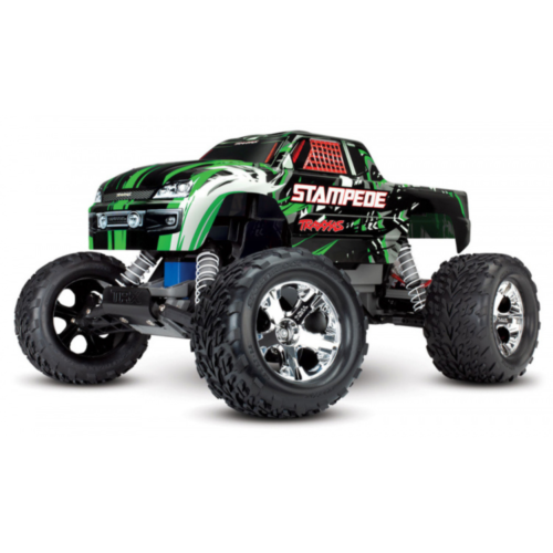 Traxxas – Stampede 2WD RTR TQ Green with Battery & Charger 1:10