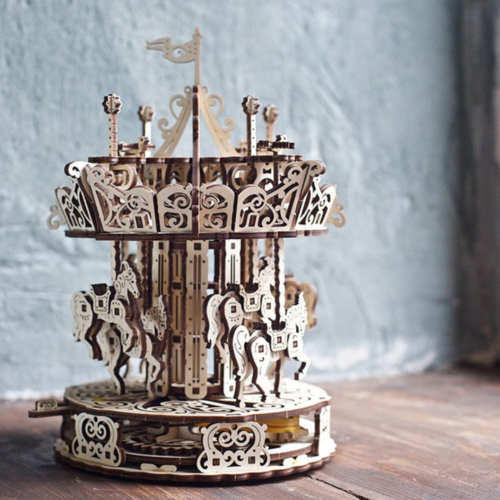 Ugears - "Carousel" Mechanical Model Kit - Image 5