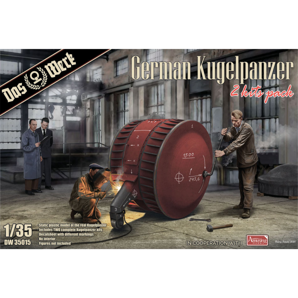 German Kugelpanzer (2 kits pack) 1:35