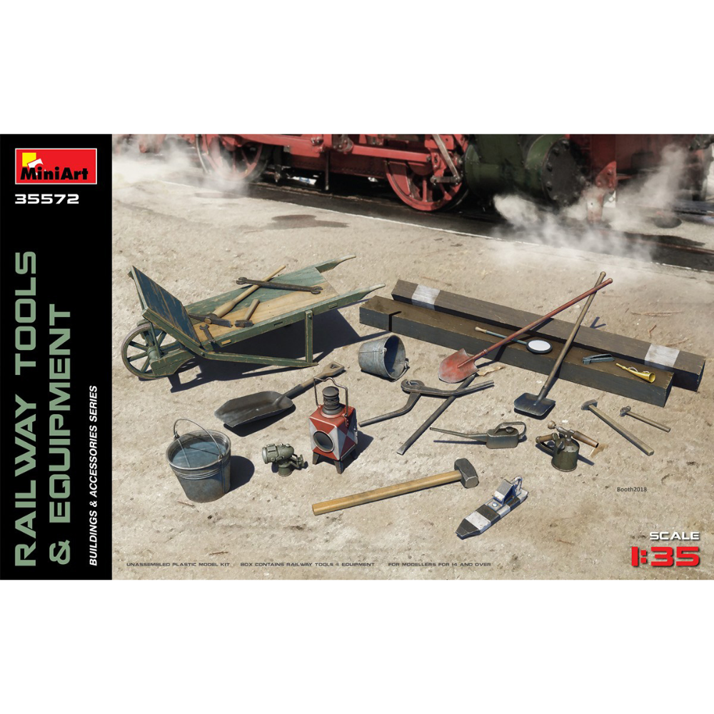 Railway Tools & Equipment 1:35