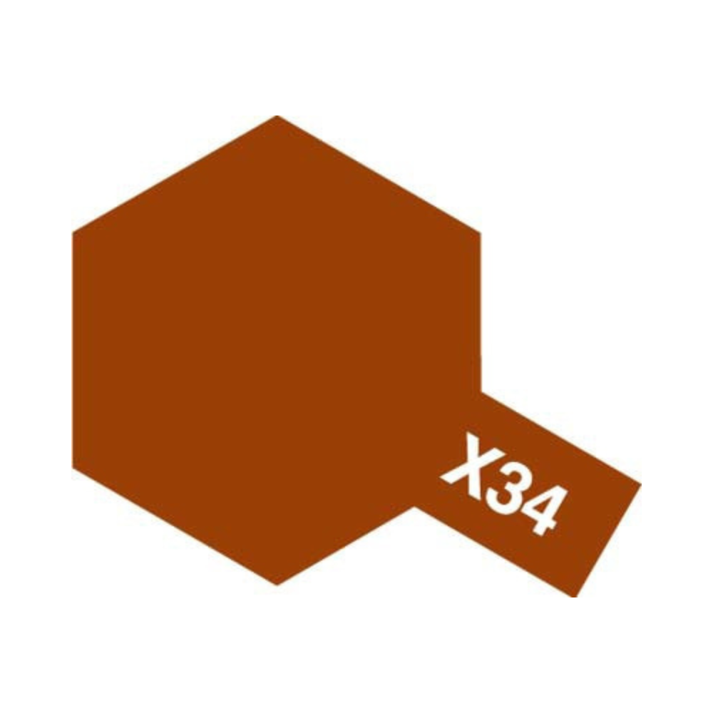 X-34 Metallic Brown - Acrylic Paint Mini Gloss (10ml)