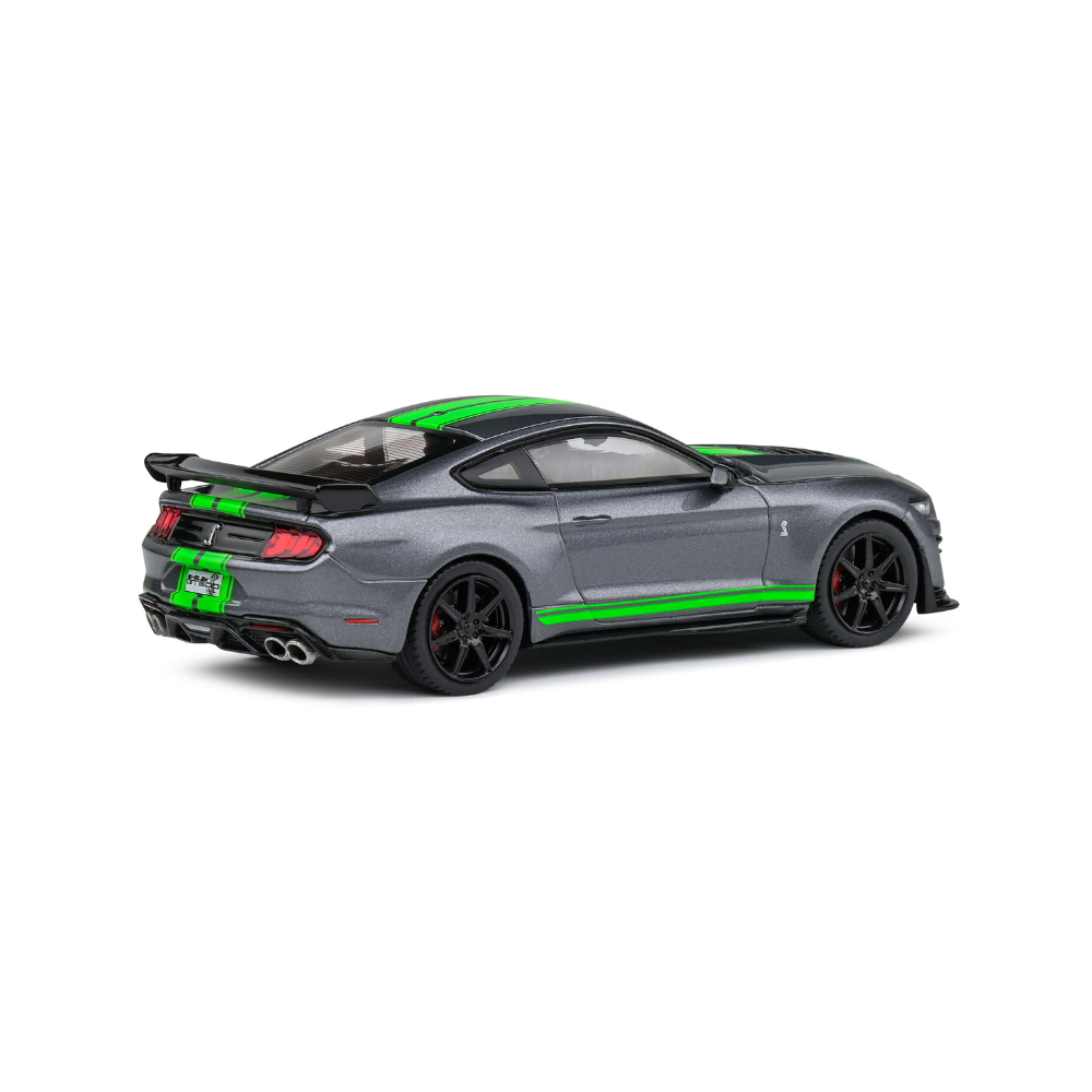 Diecast μοντέλο Mustang Shelby GT500 2020 με ανοιγόμενες πόρτες, Grey w/ Neon Green