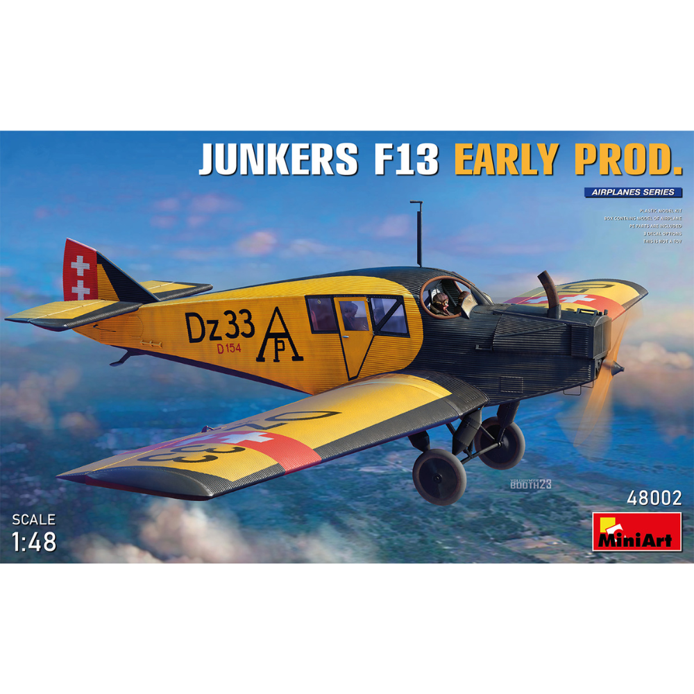 Συναρμολογούμενο Μοντέλο Junkers F13 Early Prod Miniart