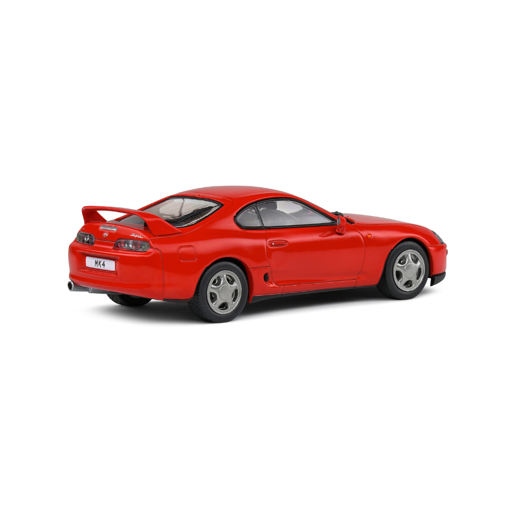 Συλλεκτική μινιατούρα Toyota Supra Mk.4 1:18 σε συσκευασία – μοντέλο diecast Supra Red 2001