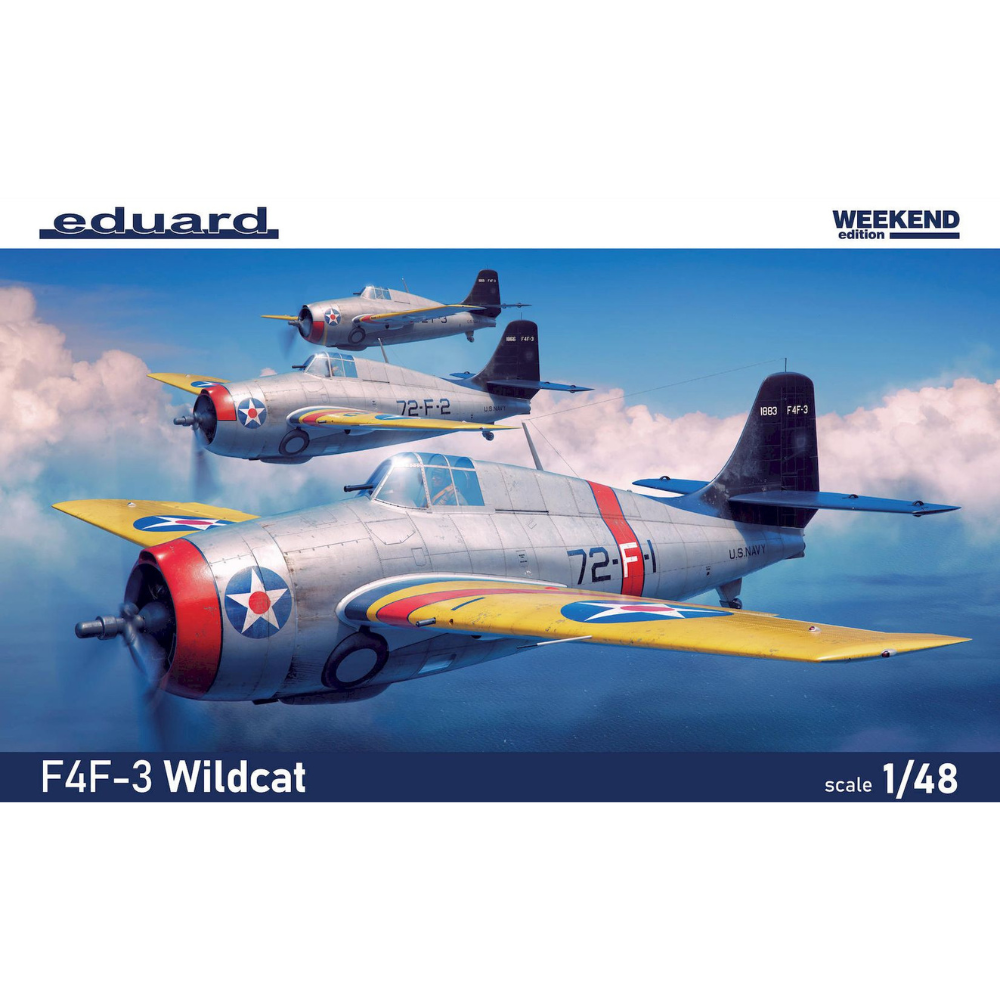 Συναρμολογούμενο Αεροπλάνο 1:48 F4F-3 Wildcat - Weekend Edition