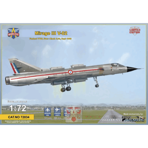 Mirage III V-02 Fastest VTOL ever 1:72