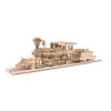 Τρένο Ξύλινη Κατασκευή 3D Puzzle με Βαγόνια και Ράγες