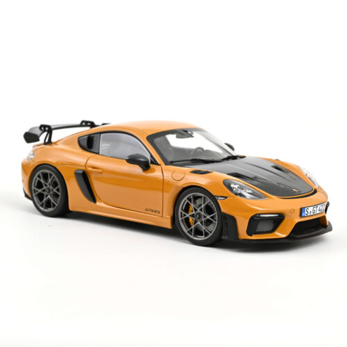 Porsche Cayman GT4 RS w/Weissach 2023 Bahama Yellow Pack 1:18 - Image 3