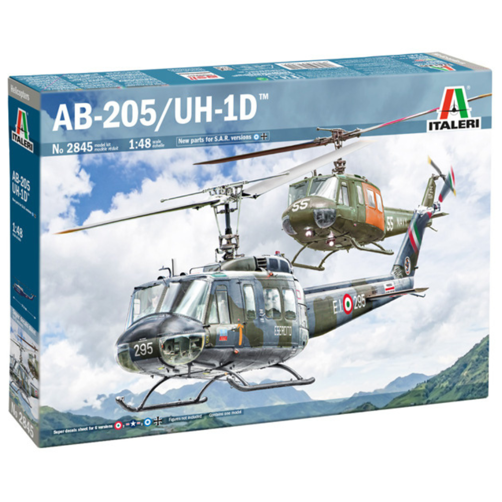 Italian Multirole Helicopter Bell AB-205/UH-1D "SAR" 1:48