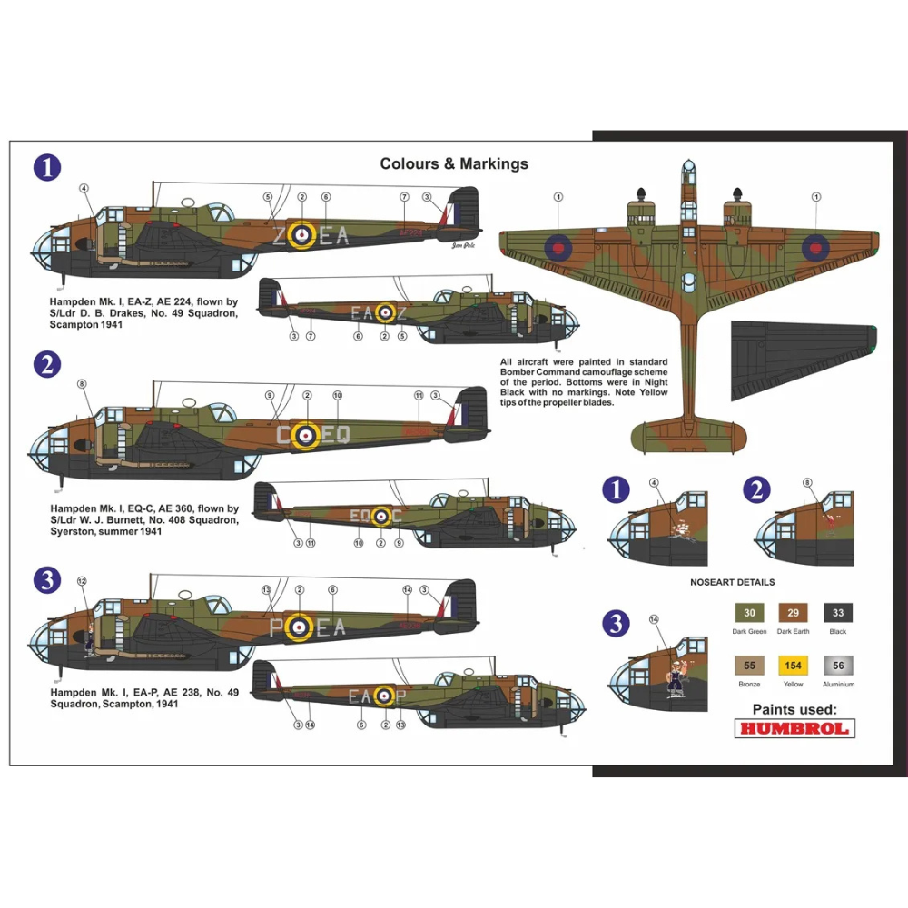Hampden Mk.I 1:72 (KPH7221)