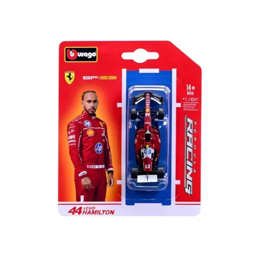 Bburago – Formula 1 Ferrari L. Hamilton 1:64 (#18-60165)