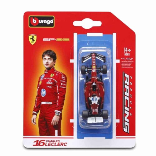 Bburago – Formula 1 Ferrari C. Leclerc 1:64 (#18-60165)