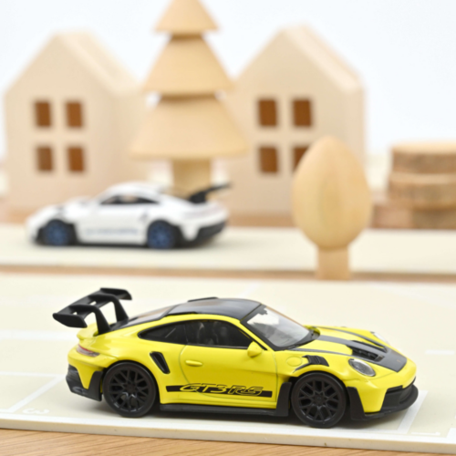 Porsche 911 GT3 RS 2022 Yellow and Black Stickers 1:43 (750063)