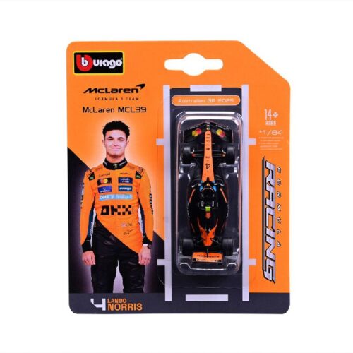 Bburago - Formula 1 McLaren MCL39 L. Norris 1:64 (#18-60165)