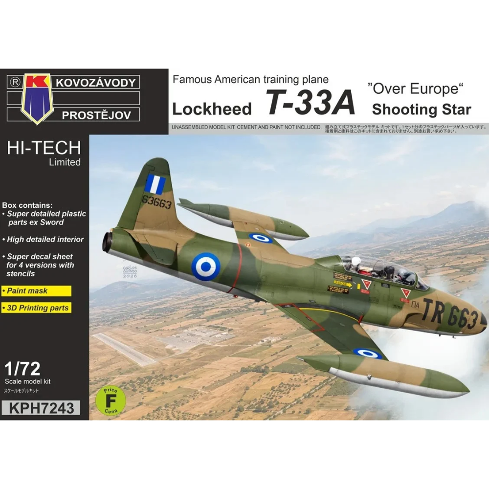 T-33A Shooting Star "Over Europe" 1:72